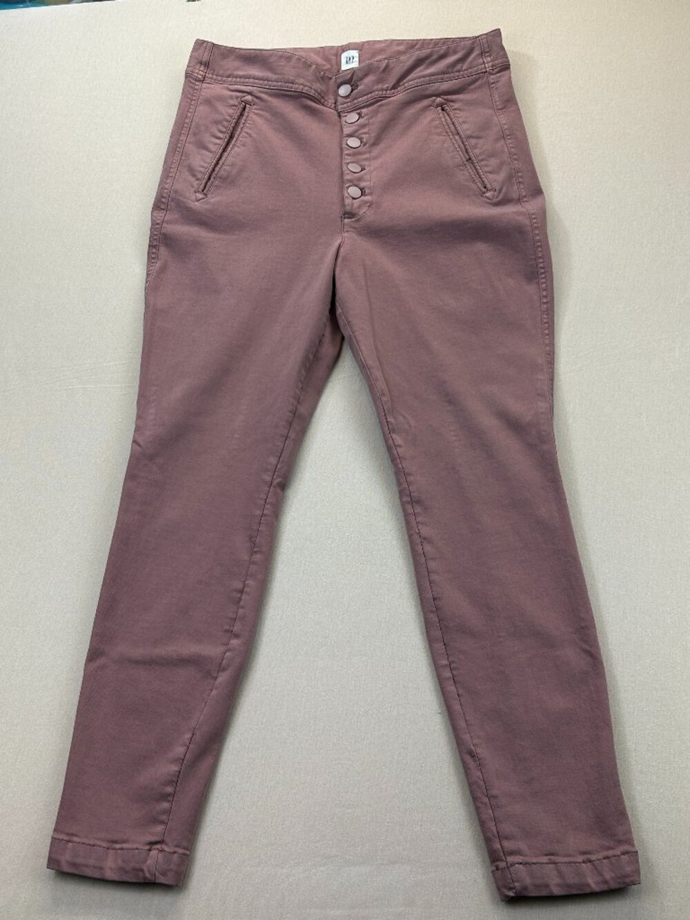 Gap Pants Womens Size 12 Pink Leggings High Rise Stretch
